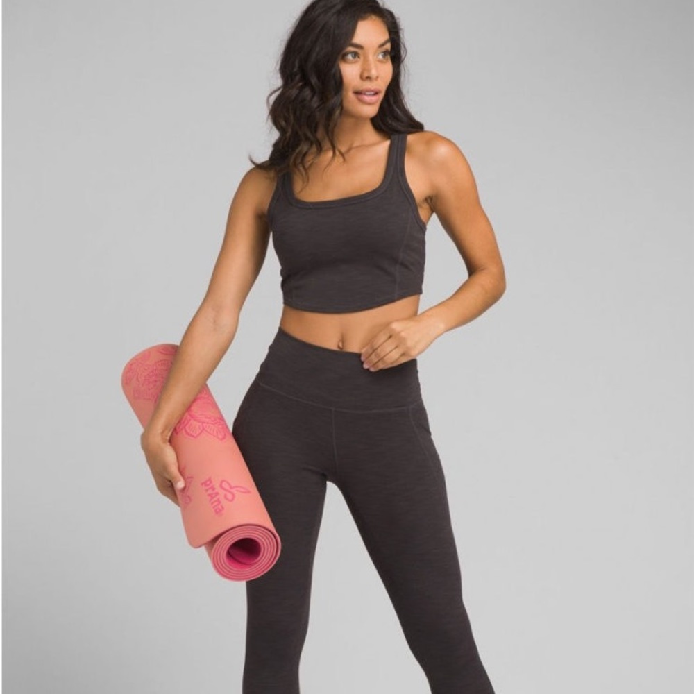 (B51) prAna Becksa Bralette ONLY, Color - Black Heather, Size Medium, NWT‎